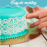 Silicone Cake Floral Lace Mold Mat
