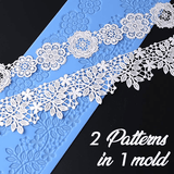 Silicone Cake Floral Lace Mold Mat