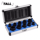 Universal Damaged Bolt Extractors (Set of 10)