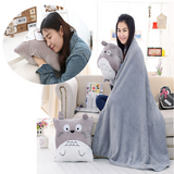 Multi-functional winter cushion blanket