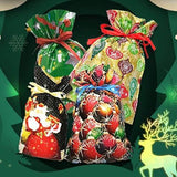 Drawstring Christmas Gift Bags(15 PCS)