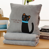 Multi-functional winter cushion blanket