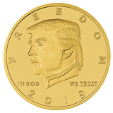 2019 Golden Trump 2nd Amendment Coin