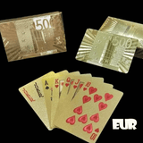 24k Gold Foil Playing Poker