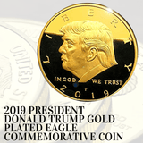 2019 Golden Trump 2nd Amendment Coin