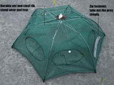 Folded Portable Automatic Fishing Net